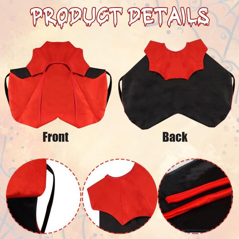 Cloak Hat Set Cat Dog Transformation Costume Pet Clothes Christmas Halloween Edition_voghion.com