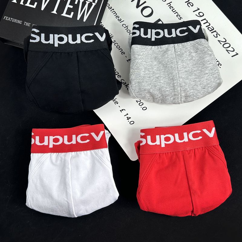 Herren-Boxershorts aus Baumwolle – atmungsaktive, hochelastische Unterwäsche für Sport und Alltag, trendiger Streetwear-Stil, mehrere Farboptionen_voghion.com