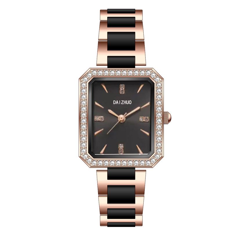 Orologio da polso da donna al quarzo, impermeabile, con cinturino in ceramica tempestato di diamanti, elegante e alla moda, nuovo modello_voghion.com