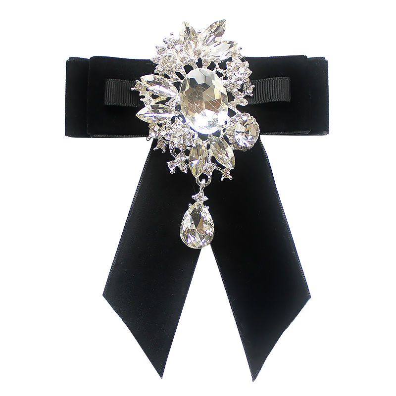 Abito da uomo con camicia formale a fiori, per banchetti nuziali, colletto, accessori, papillon con strass_voghion.com