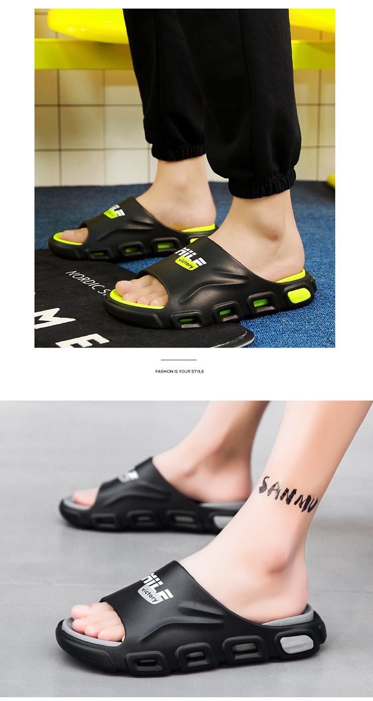 Wear New Casual Sports Slippers With Thick Soles And Wear-resistant Exterior_voghion.com