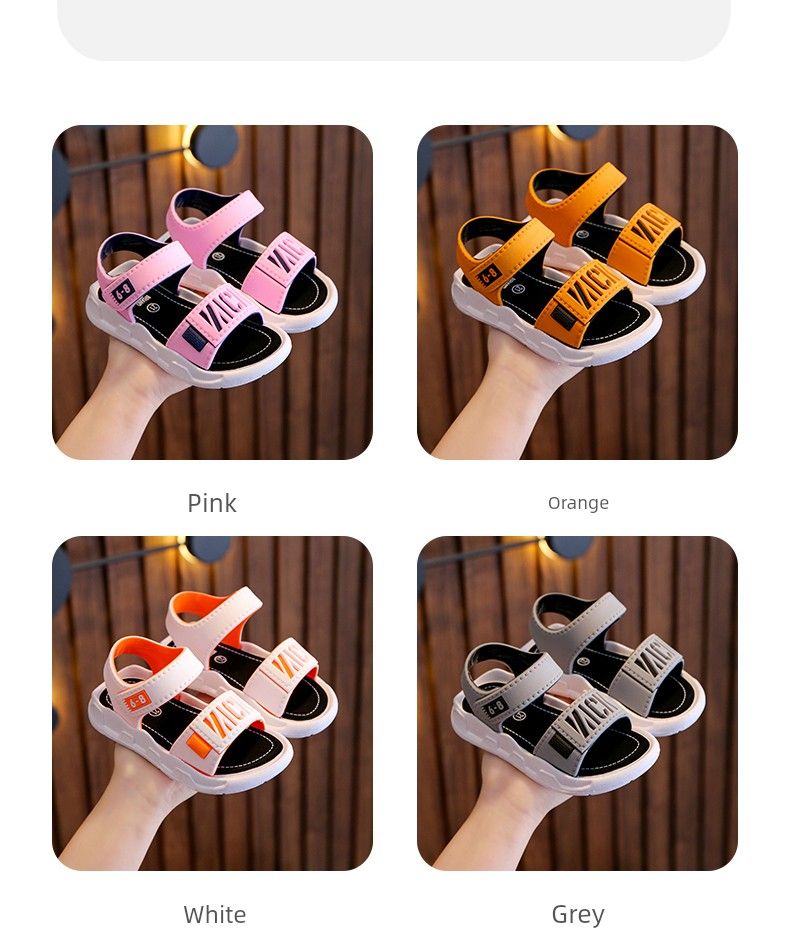 Summer Soft Bottom Non-Slip Boy Leisure Children's Sandals_voghion.com