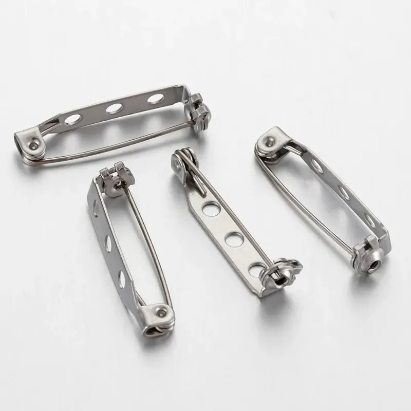 20 pezzi 2040 mm spilla in acciaio inossidabile impostazioni di base di sicurezza aghi accessori fai da te componenti di reperti per la creazione di gioielli_voghion.com