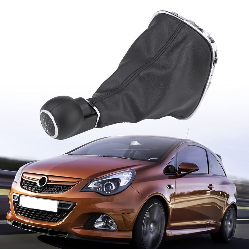Pomello del cambio auto leva leva cuffia cuffia copertura per Corsa D 009140093 19276456_voghion.com