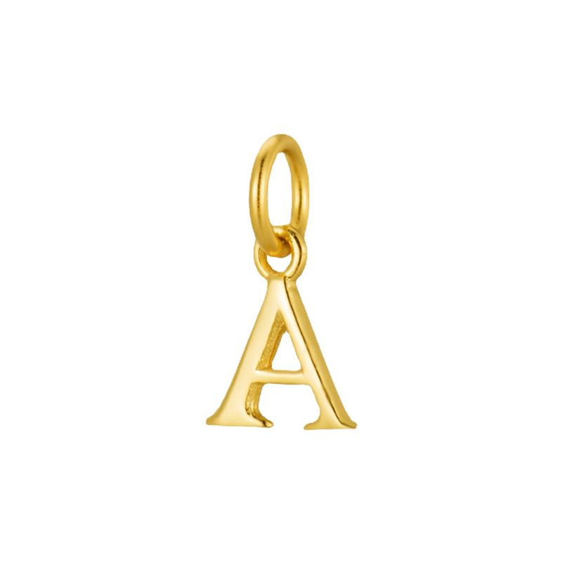 Pure New Product 26 Letter Necklace for Women's Minimalist and Unique Mini English Name Smooth Silver Pendant_voghion.com