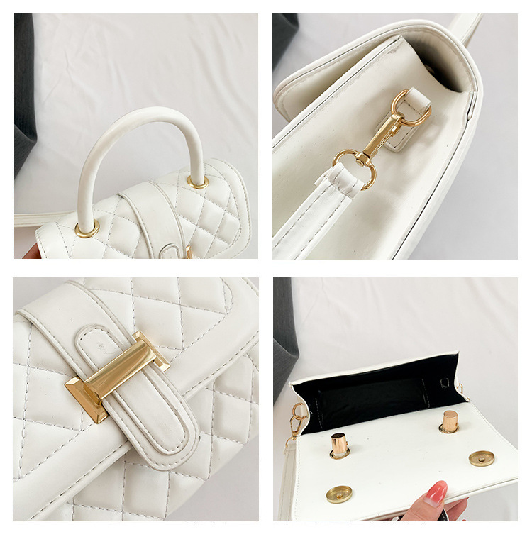 Borsa piccola con filo da ricamo Lingge 2023 Borsa da donna nuova Borsa a tracolla larga all-match in stile esplosivo popolare Borsa a tracolla piccola borsa quadrata portatile_voghion.com