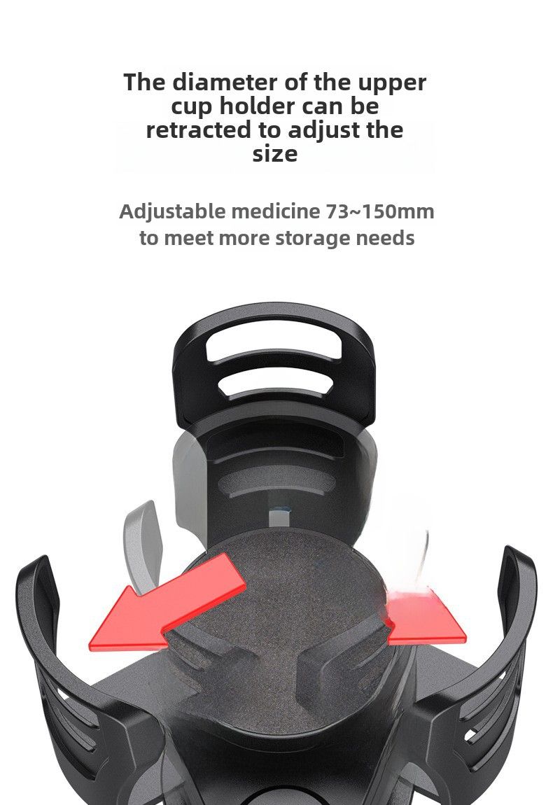 Porte-gobelet d'eau de voiture de vente chaude transfrontalière porte-boisson multifonctionnel pour voiture un à quatre support de stockage à double couche porte-gobelet à thé_voghion.com