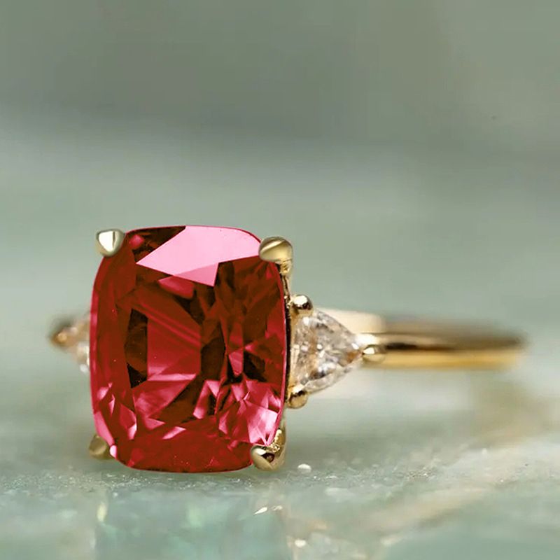 Cao Shi Fashion Exaggerated Personalized New Princess Engagement Ring Female_voghion.com