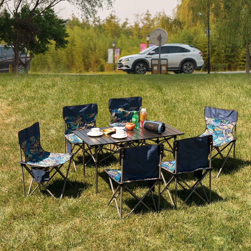 Klappbarer Grilltisch für den Außenbereich, tragbarer Metallgrill für Camping-Picknick, Eierrollenstation, Party-Kochen_voghion.com