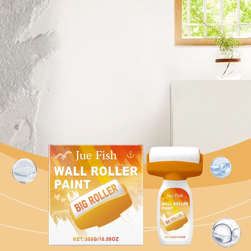 Wall Repair Roller Paint, Care Wall Hole Peeling Cracking Nail Eye Wall Paint Wall Repair Cream_voghion.com