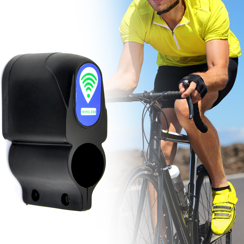 Alarmă de bicicletă Youshi, blocare wireless antifurt, telecomandă ABS, alarmă vibratoare pentru biciclete MTB, șosea_voghion.com