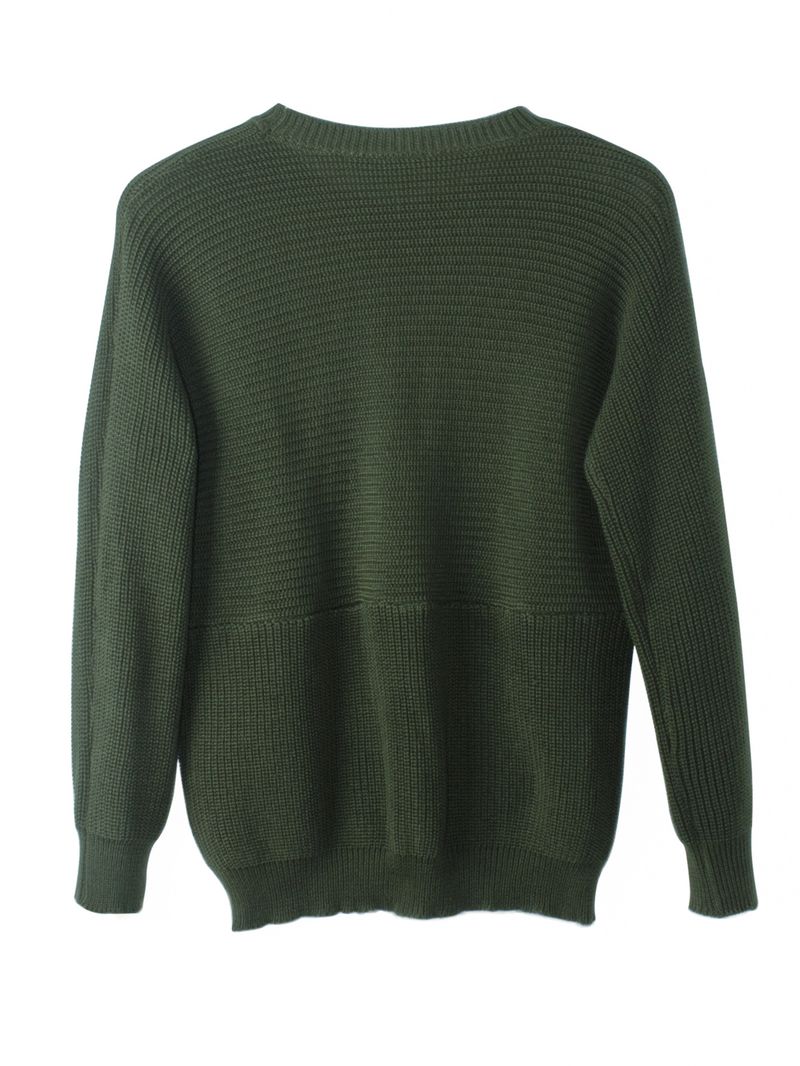 Spring New Arrival Bright Red Pullover Top Casual Versatile Knitted Style Sweater_voghion.com
