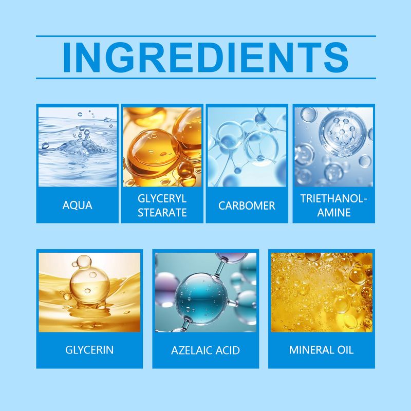 OUHOE Azelainsäure Akne Entfernen Gesicht Creme Ist Sanft, Pflege Für Haut, Feuchtigkeitsspendende, Balancing Öl, Akne_voghion.com