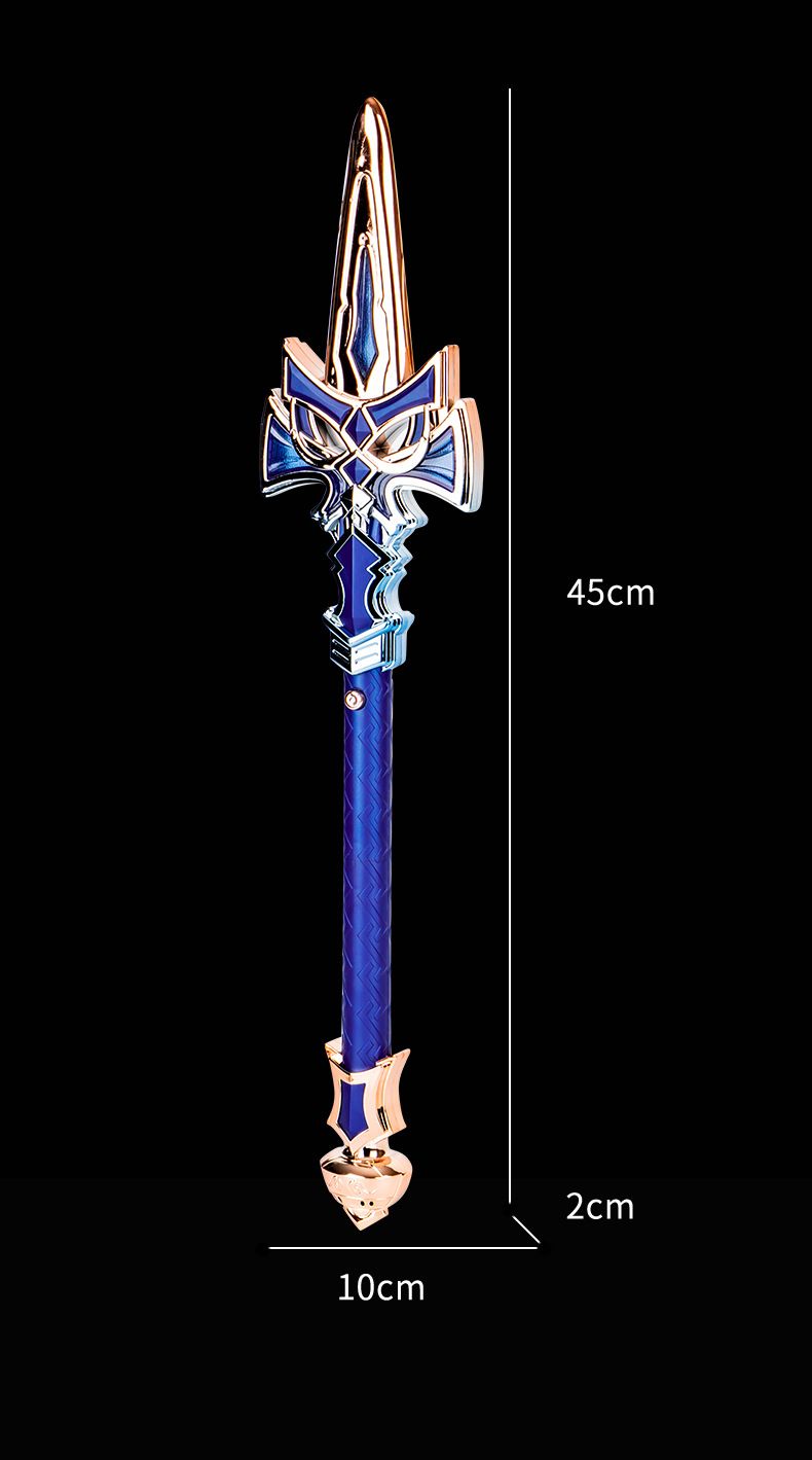 Espada de juguete para niños, arma de simulación Qibing Yuannian, espada fantasma, cuchillo luminoso eléctrico, luz y sonido coloridos, suministro de puesto._voghion.com