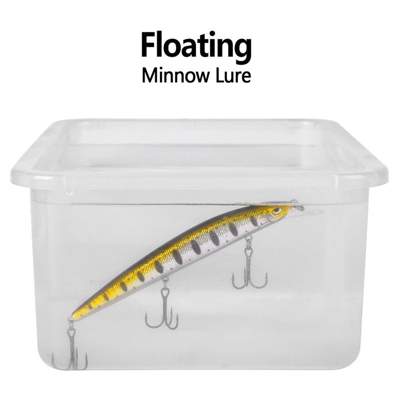 Esca galleggiante Minnow 9g/18.5g Esca bionica rigida in plastica Attrezzatura da pesca Forniture_voghion.com
