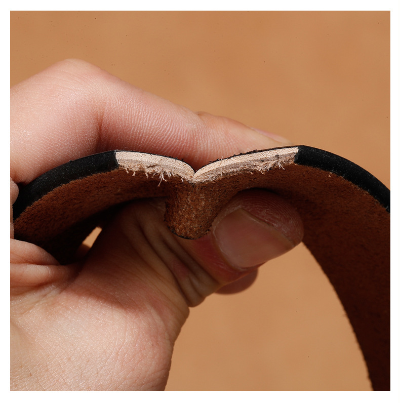 HEISSER neuer Herrengürtel ohne Riemen und Schnalle, gute Qualität, automatischer Gürtel für Männer, 3,5 cm_voghion.com