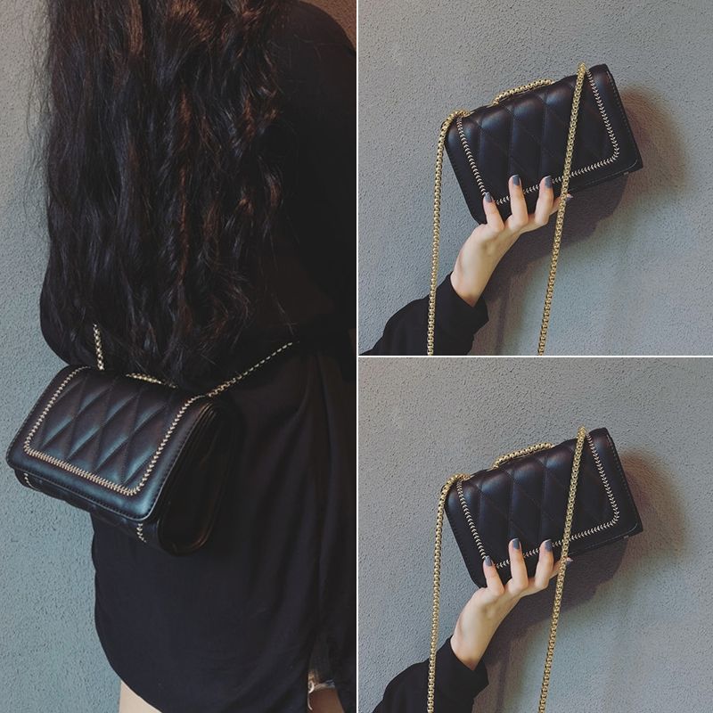 High-end For Women New Winter Crossbody Mini Quilted Chain Small Square Versatile Chanel-style Women's Bag_voghion.com