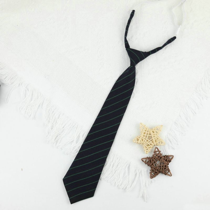 Minimalist striped JK hand men, no bow tie for women, college style, business atmosphere, and versatility_voghion.com