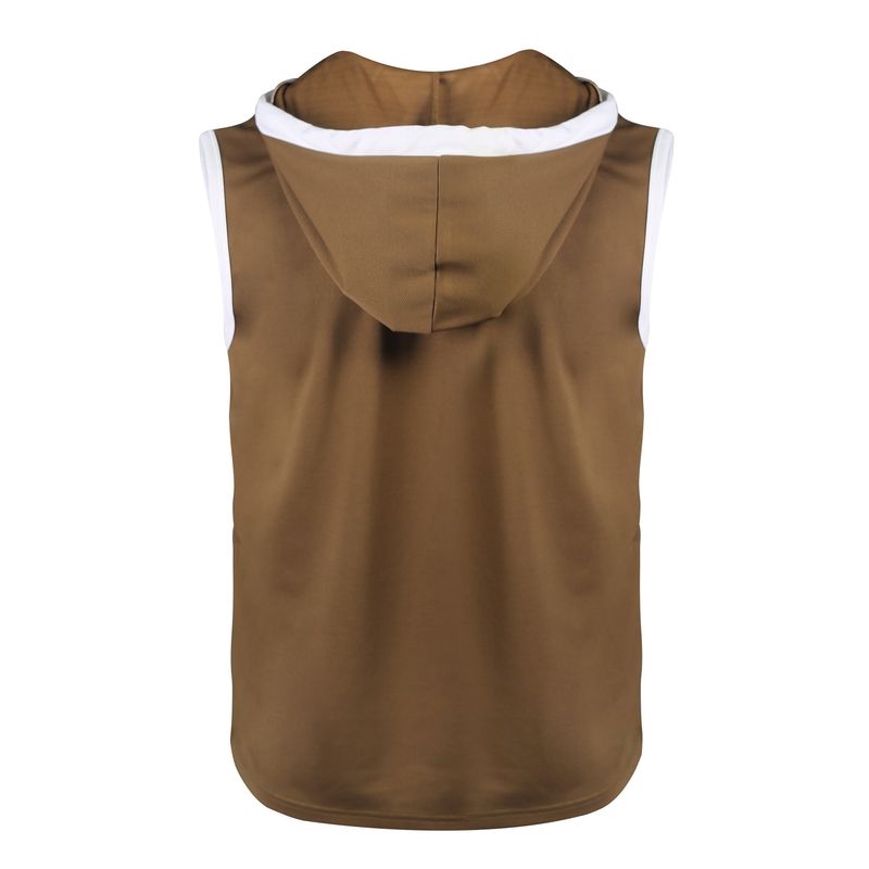Men's Sleeveless Hooded Vest T-Shirt - Lightweight Summer Casual Top For Sports & Streetwear (6 Colors, S-XXXL)_voghion.com