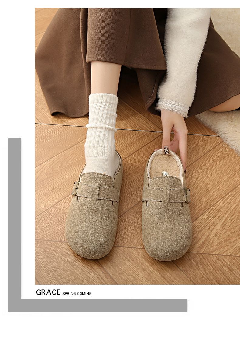 Designer Dicke Basis Mit Fleece Frauen Hausschuhe Männer Slides Schuhe Mädchen Clogs Frauen Sliders Trainer Flip Flops Sandles Sandales_voghion.com