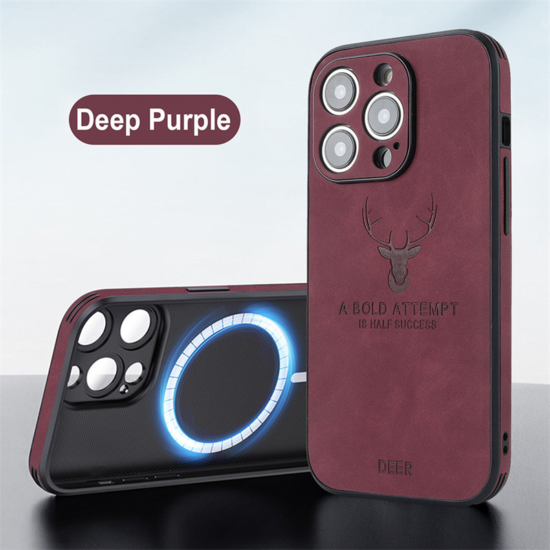 Per iPhone14 Custodia per telefono ultra sottile Silky Feel De Cortex per iPhone 14 13 12 11 Pro Max Texture Leath Protection_voghion.com
