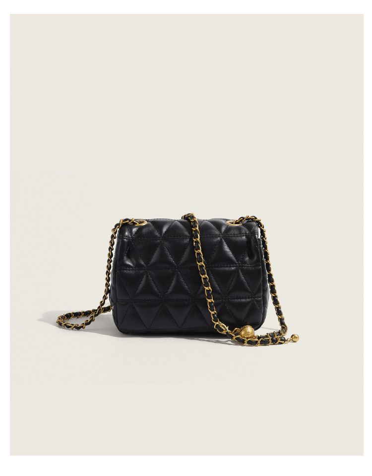 Borsa a tracolla alla moda, nuova borsa con catena di diamanti, borsa da ascella classica di nicchia di grande capacità, la scelta migliore per le bellezze!_voghion.com