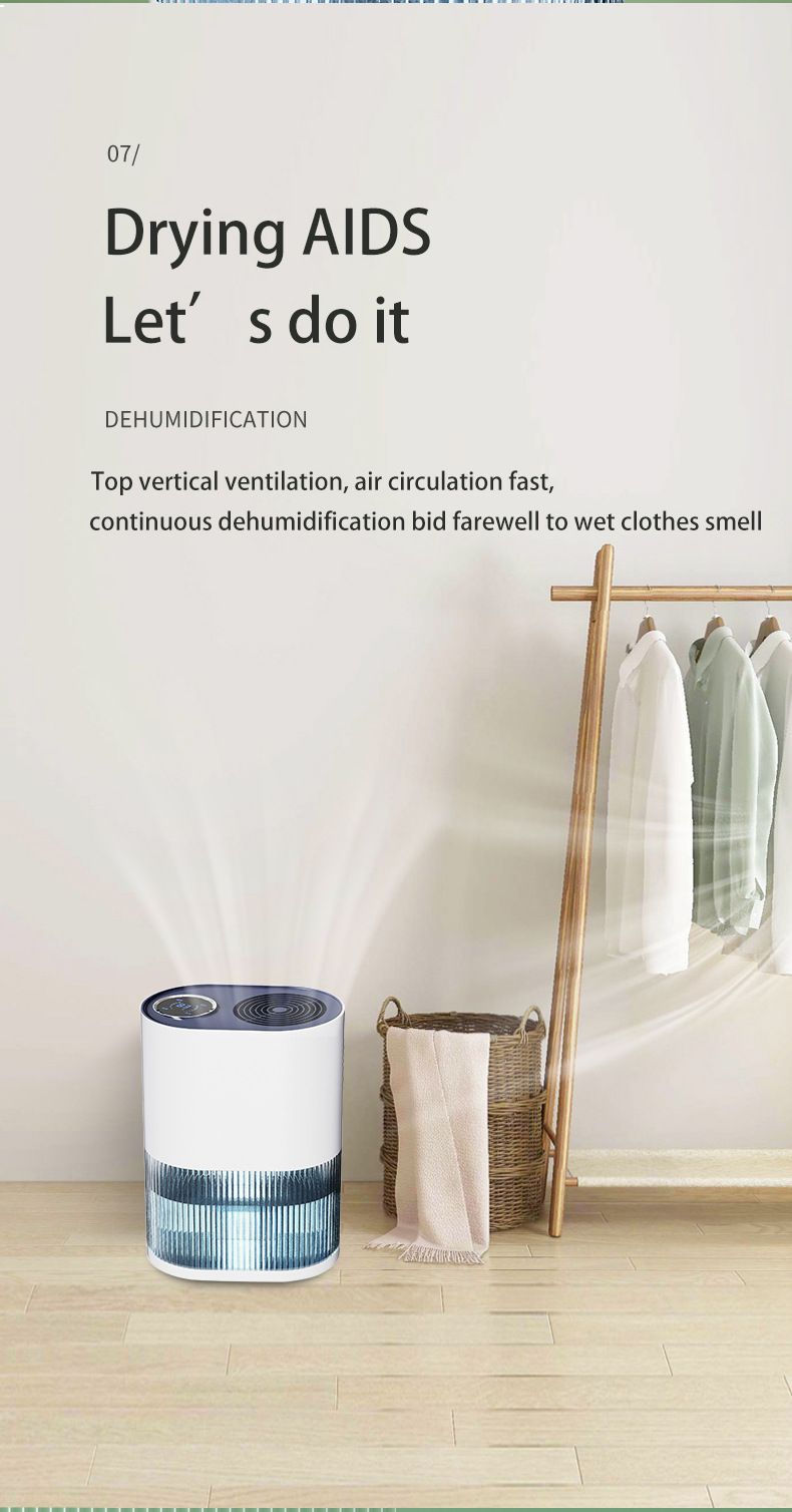 Deumidificatore d'aria per la casa - Asciugatrice assorbiumidità per camera da letto e seminterrato, efficiente_voghion.com