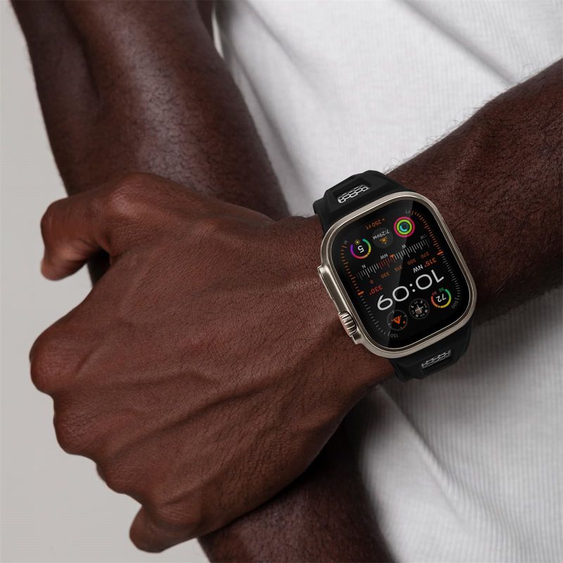 Pulksteņa siksniņa iwatch 42/44/45/49mm Silikona sporta modes pulksteņa siksniņa pulksteņu sērijai Ultra2 Se 9/8/7/6/5/4/3/2/1_voghion.com