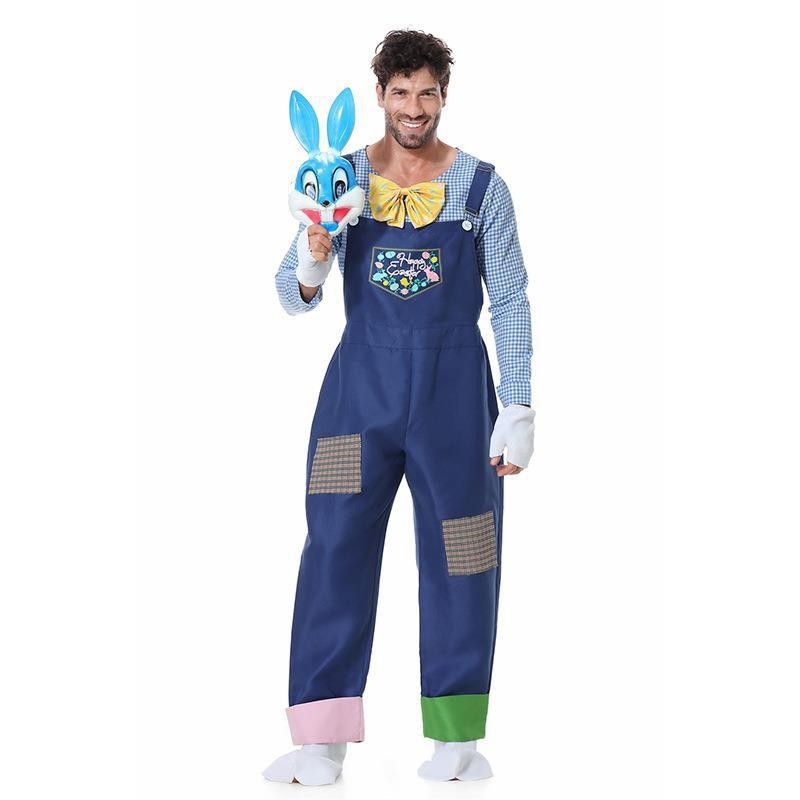 Nieuwe Halloween-kostuums voor volwassenen, mannen en vrouwen, set met cosplay-kostuums voor paashazen en optredens op het podium_voghion.com