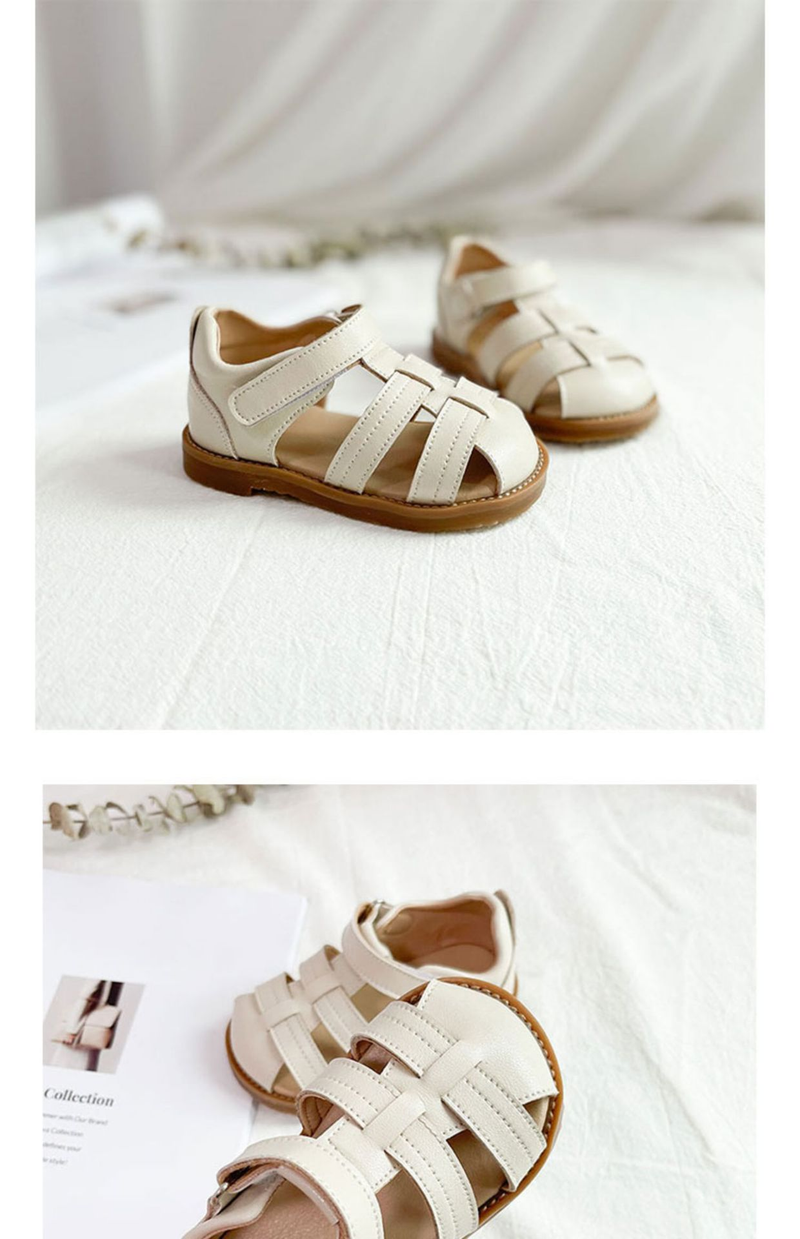 Kinder Sommer 2023 Neue Modische Sandalen Römische Bequeme Mädchen Strand Französisch Baby Schuhe_voghion.com