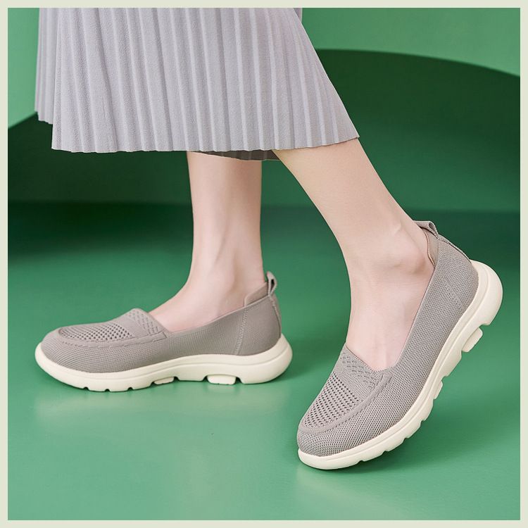 K6016-2 Neue 2025 Echtes Leder Herbst Winter Licht Kissen Nicht-slip Runde Kappe Atmungsaktive Mama Schuhe Für Frauen_voghion.com