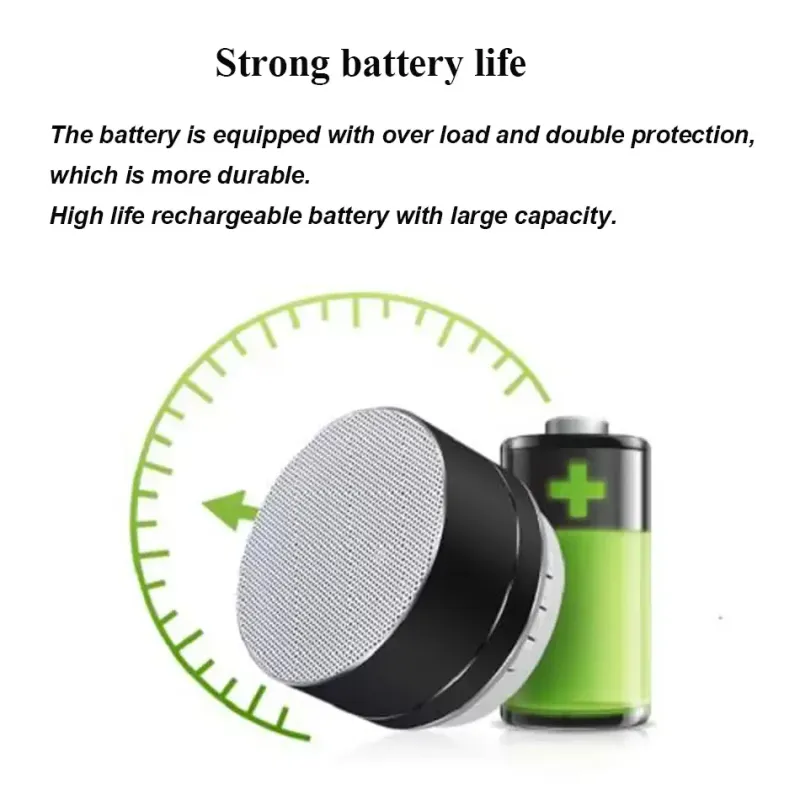 A10 Tragbarer drahtloser Mini-Karten-Bluetooth-Lautsprecher im Freien Audio Kleine Kanone Handy Computer Universal Subwoofer_voghion.com