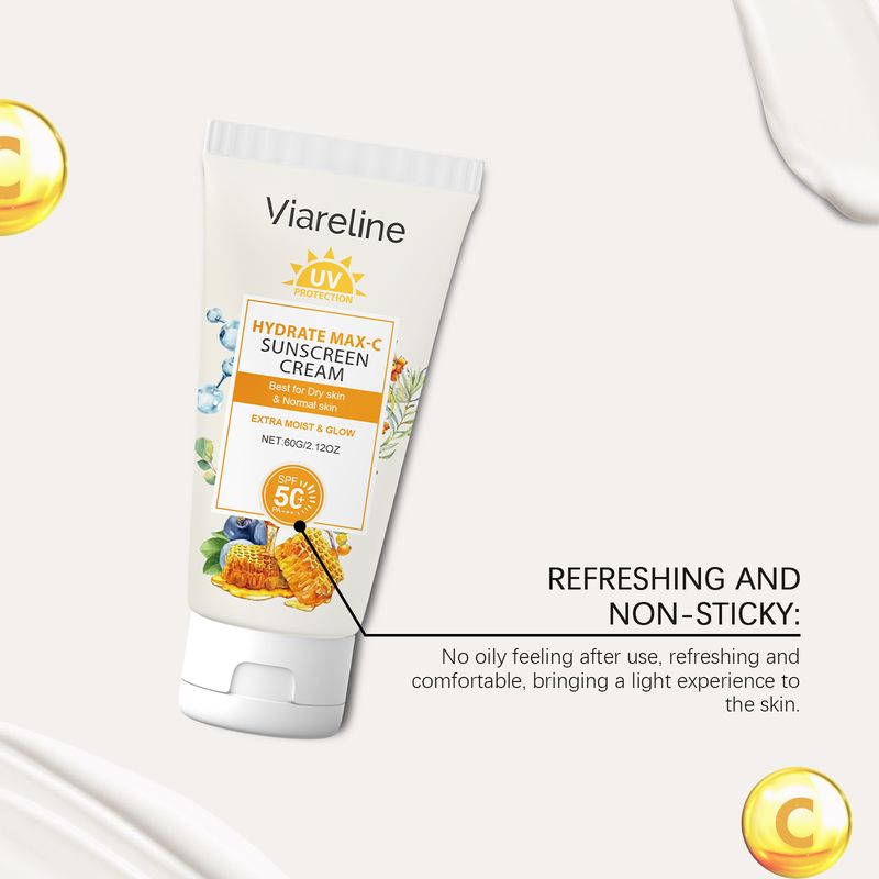 Viareline Hydrating Protective Cream Hydrating Light, Non-Greasy, Mild, Moisturizing, Moisturizing And Uv Insulating_voghion.com
