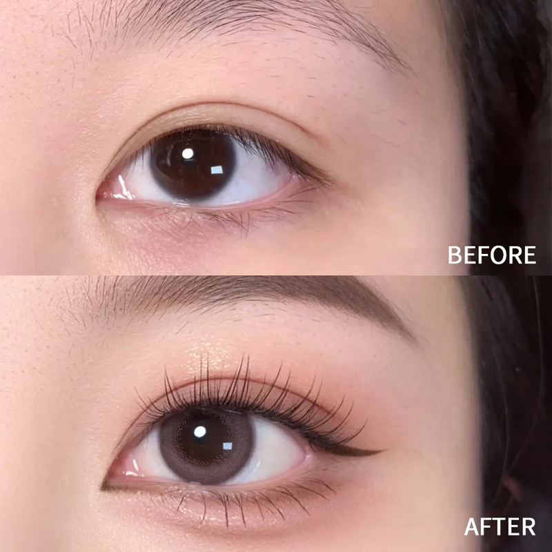 Máscara de pestañas en Gel de secado rápido, herramienta de maquillaje adhesiva en blanco y negro, resistente al agua y duradera, 3ML_voghion.com
