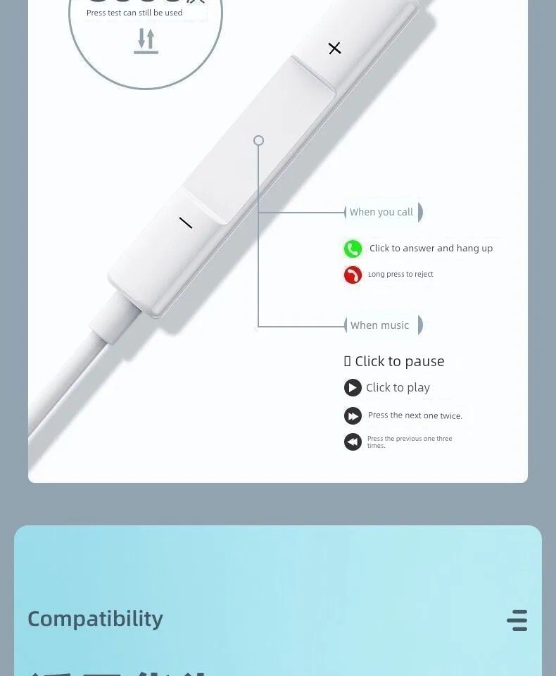 Geschikt voor Huawei Acoustic Headset Type-c/P20p10 Glory 10 V20play Drive-by-Wire met microfoon in-ear oordopje_voghion.com
