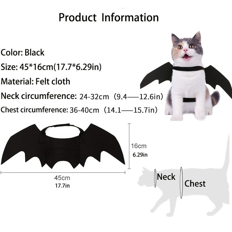 Spook Up Your Pet This Halloween With These Adorable Bat Wings!_voghion.com