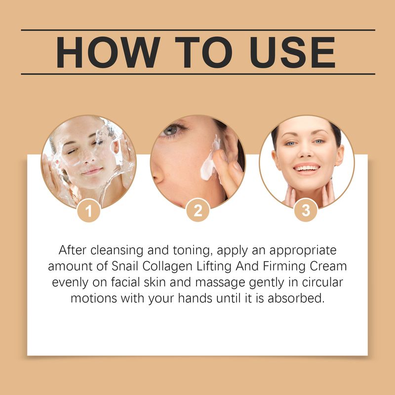 Hoygi Snail Collagen Firming Cream Moisturizing And Moisturizing Skin Care And Brightening Collagen Firming Cream_voghion.com