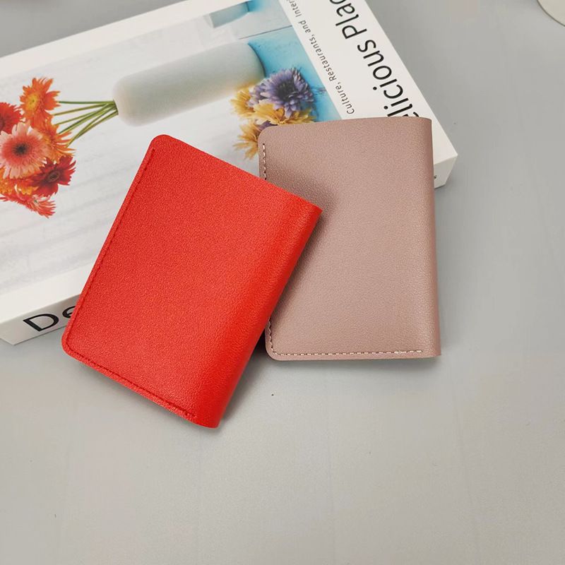 New women's fashion small fresh short wallet women's wallet thin women's wallet small simple multi-card position_voghion.com