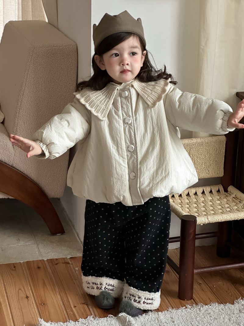 Alyce-xiyue1baobao Girls' Cotton Jacket 2025 Autumn Winter New Baby Clothes Thickened Warm Korean Style Children's Fleece Set_voghion.com