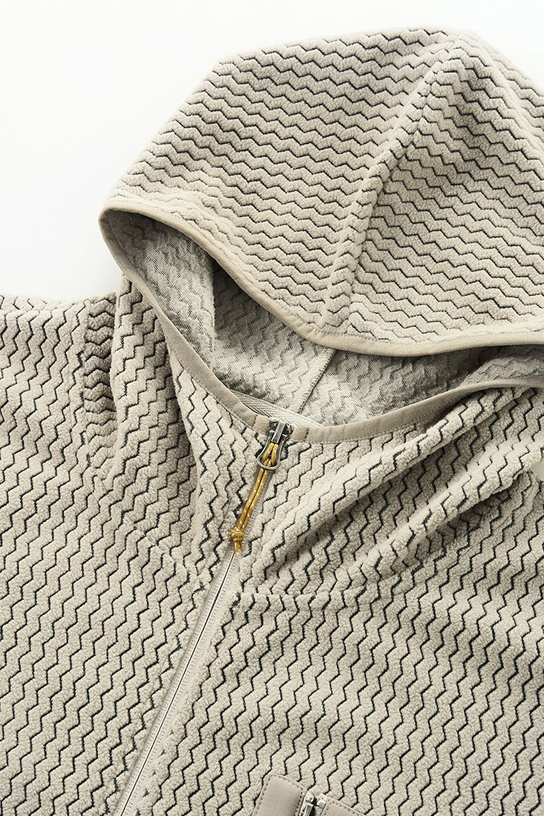 Giacca antivento impermeabile da uomo con collo alto e cerniera - Giacca da esterno leggera in poliestere da 280 g per abbigliamento streetwear e casual_voghion.com