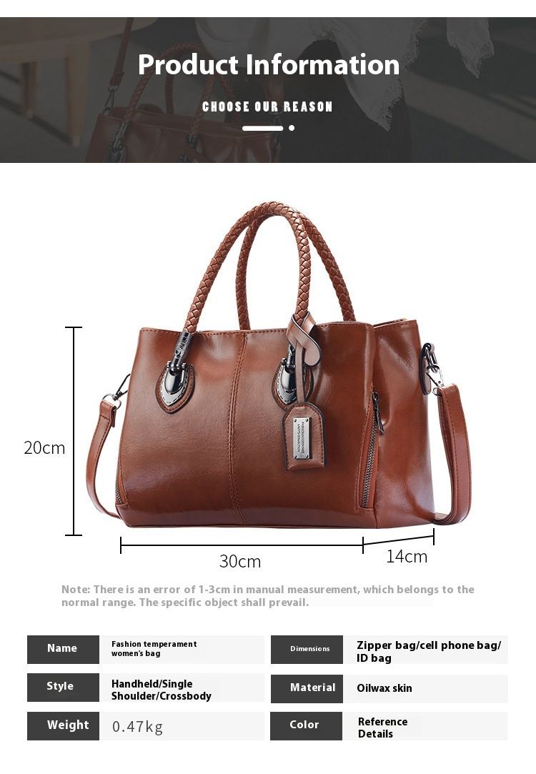 Nuove borse a tracolla minimaliste Boston Bag Borsa a mano intrecciata alla moda da donna_voghion.com