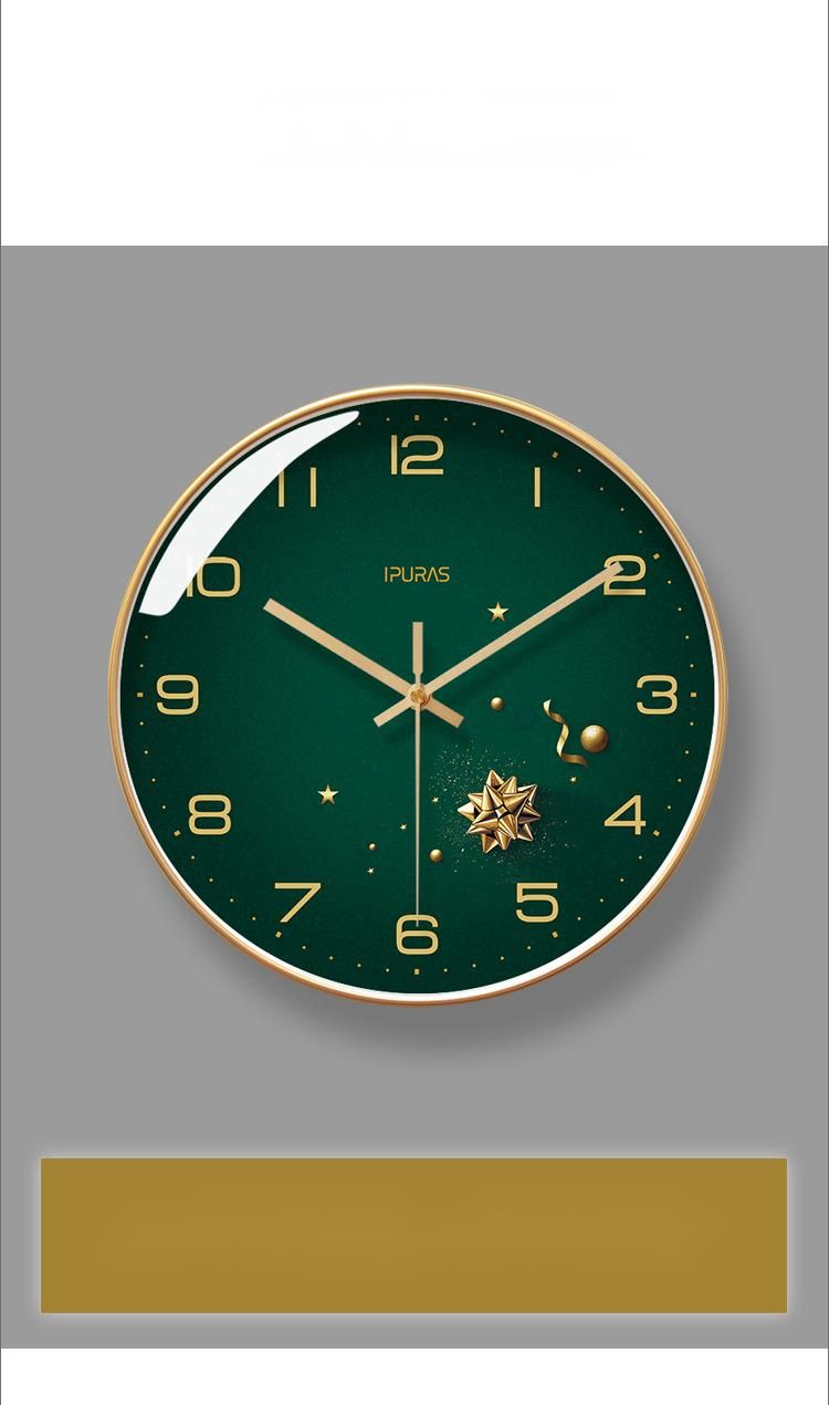 Yipula 8142 Einfache frische Wand Wohnzimmer Mode neue nordische stille Sweep Sekunden Quarzuhr_voghion.com