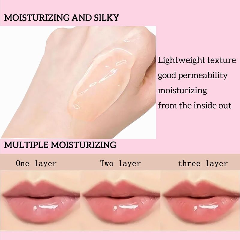 Lucidalabbra TPTC 5 colori labbra volumizzanti labbra smalto idratante balsamo labbra lucidalabbra in vetro tazza antiaderente rossetto lucidalabbra_voghion.com