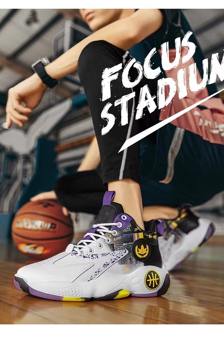 Erkekler yüksek üst basketbol 2023 yeni yaz sporları erkek koşu Çin-Şık baba ayakkabıları_voghion.com