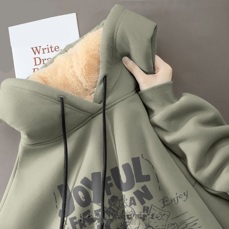 Felpa con cappuccio di marca di moda chic, stile primaverile e autunnale, vestibilità ampia, taglie forti, giacca calda stampata personalizzata, top 12_voghion.com