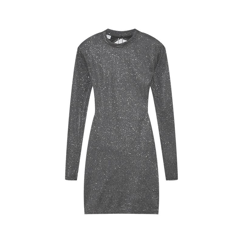 Mini abito corto senza maniche con perline e volant, primavera e inverno, con lacci e cerniera, comodo e solido, taglia regolare, sinonimi di abbigliamento_voghion.com