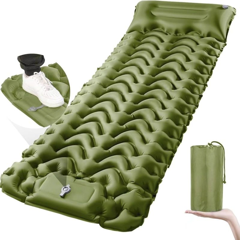 【 Collection 5534 People 】 Tente pliante portable, nouveau lit de pied, camping, sieste, produits d'extérieur gonflables, résistant à l'humidité_voghion.com
