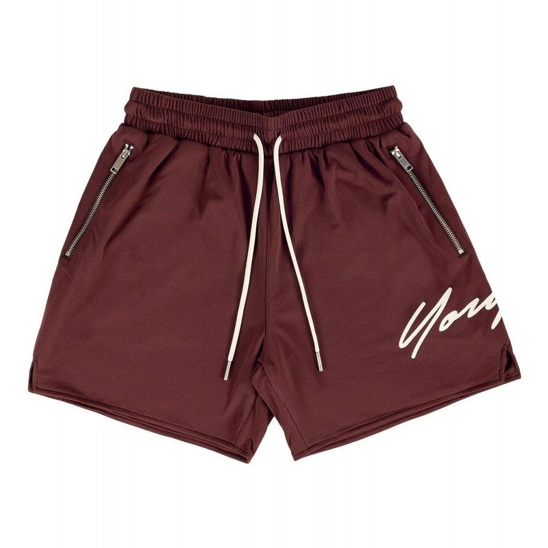 American Boys Instagram Basketball Zipper Mesh Shorts Loose Summer Men's Thin Ice Silk Quick Drying Capris_voghion.com