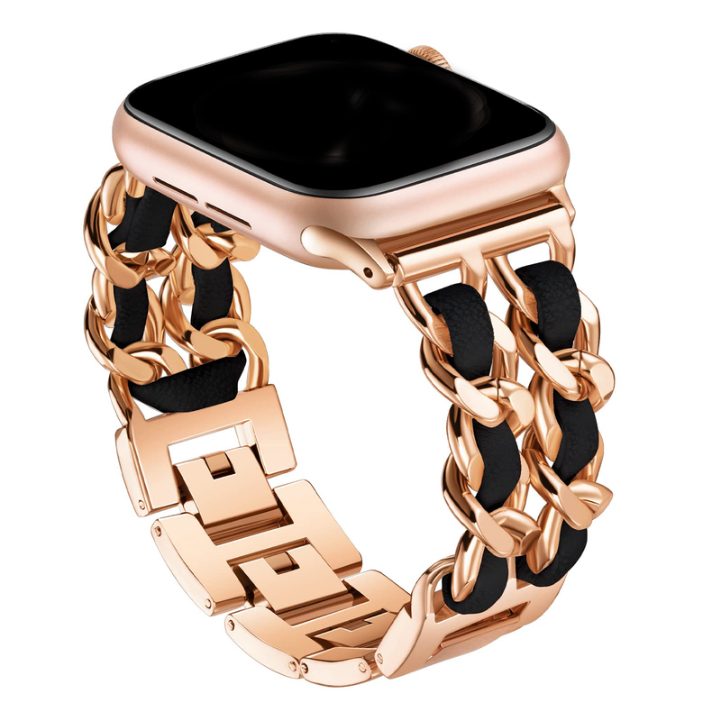 Kompatibilno za Apple Watch Band nakit narukvica metalni remen Bling za iWatch remenove serije Ultra 8 7 6 5 4 3 2 1 SE_voghion.com