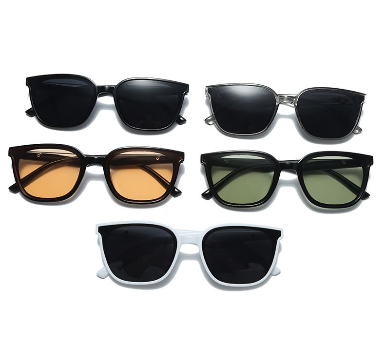 Blue Plus Unisex Full Frame Sunglasses - Lightweight & Foldable With UV400 Protection (Multi-Color, Fashionable Design)_voghion.com